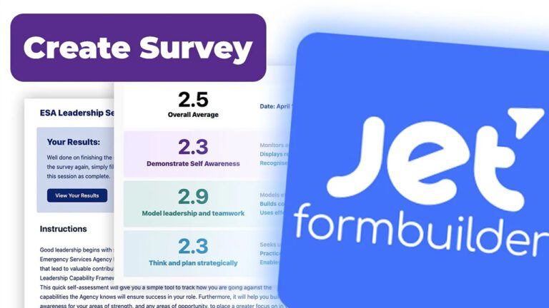 Creating a Survey with JetFormBuilder: Demo