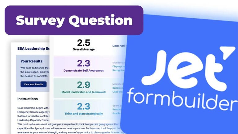 Creating Survey Questions with JetFormBuilder: A Step-by-Step Guide
