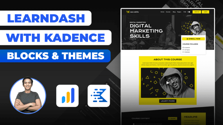 Demo: Kadence Blocks and Themes for LearnDash WordPress Site